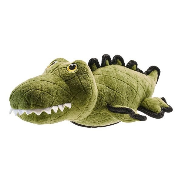 Hundleksak Hunter Tough Krokodil 38 cm Grön