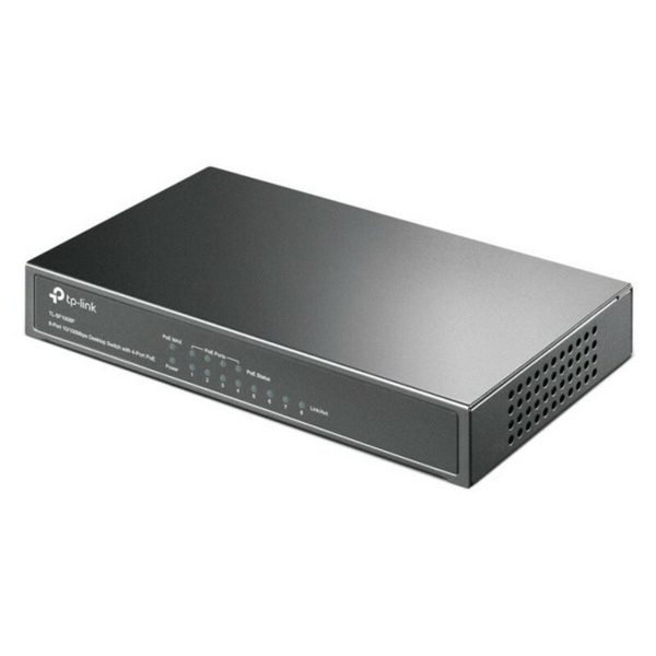 Skrivbords omkopplare TP-Link TL-SF1008P RJ45 PoE 1.6 Gbps Svart