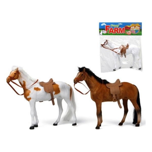 Häst Funny Farm 33 x 40 cm