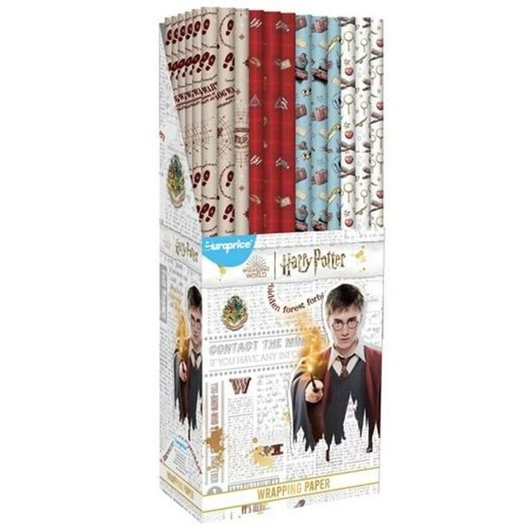 Presentpapper Harry Potter 0,7 x 2 m 50 antal