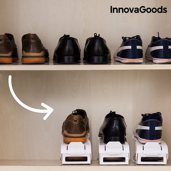 InnovaGoods Justerbar Skohylla (6 Par)